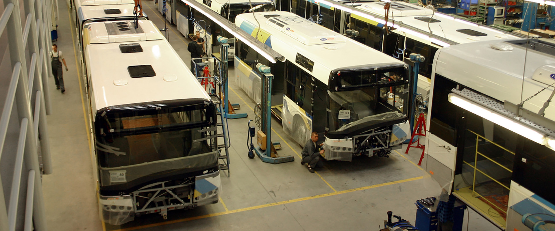 Bus production line
